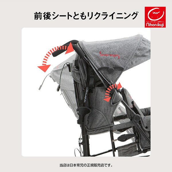 楽天市場】日本育児キンダーワゴンDUOシティHOP2（kinderwagon DUO