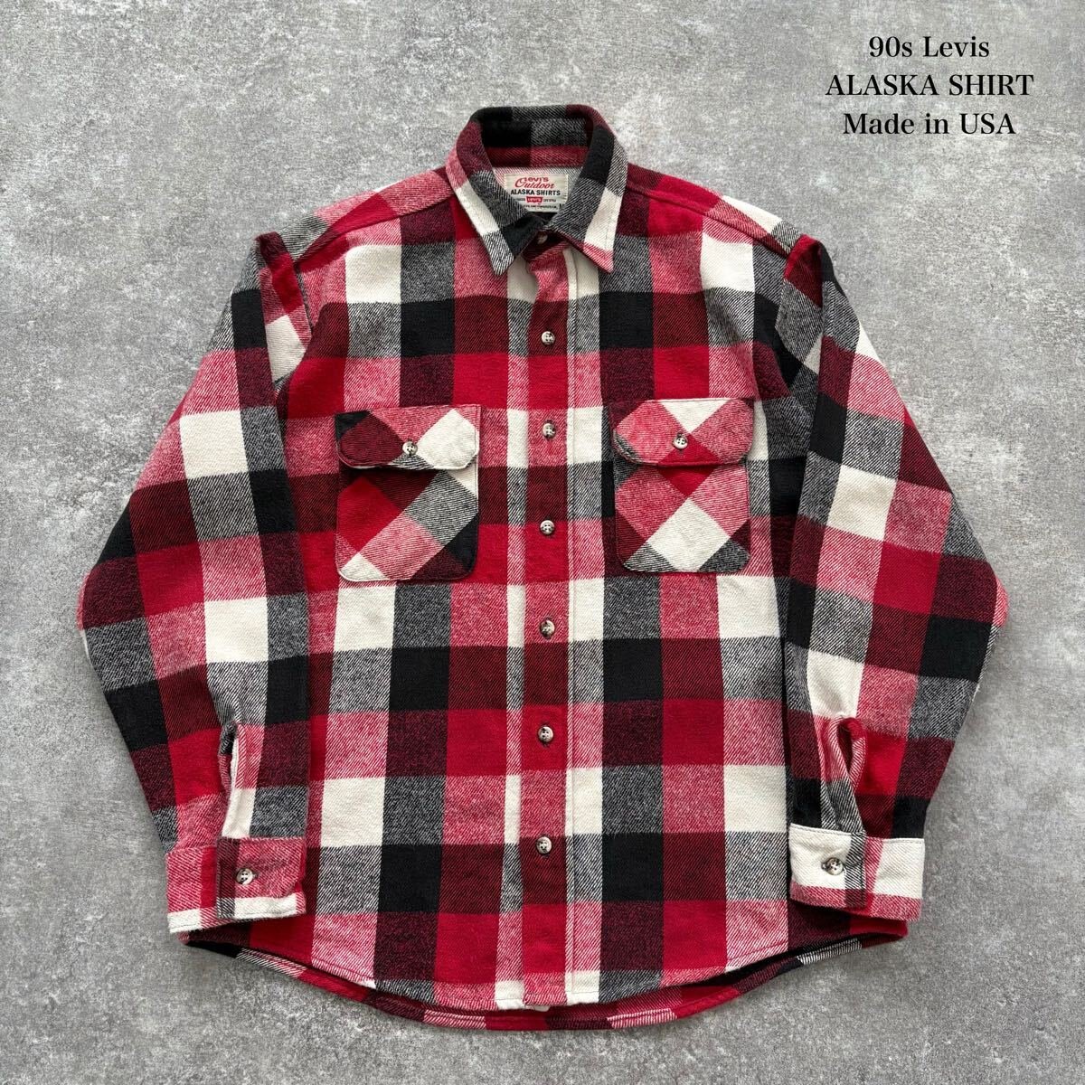 Levi's】ALASKA SHIRTS リーバイス アラスカシャツ 90s USA製