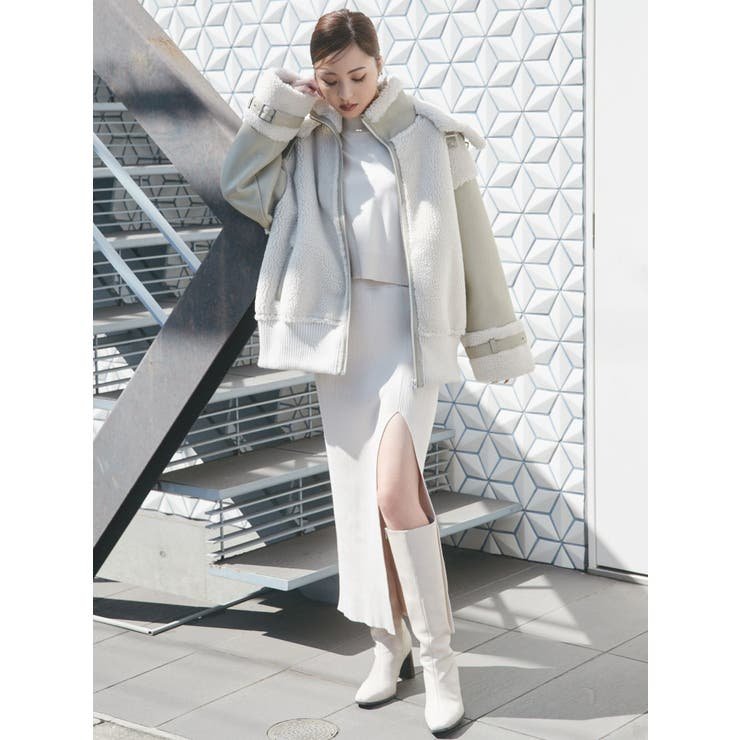 BIGカラーワイドリブ B-3ジャケット[品番：MKSW0046797]｜GYDA