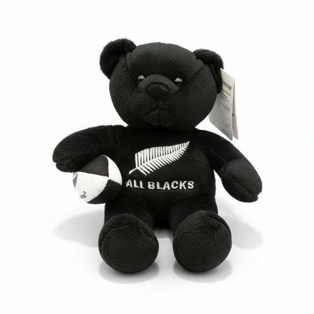 オールブラックス HAKA マスコット人形 クマ ブラック