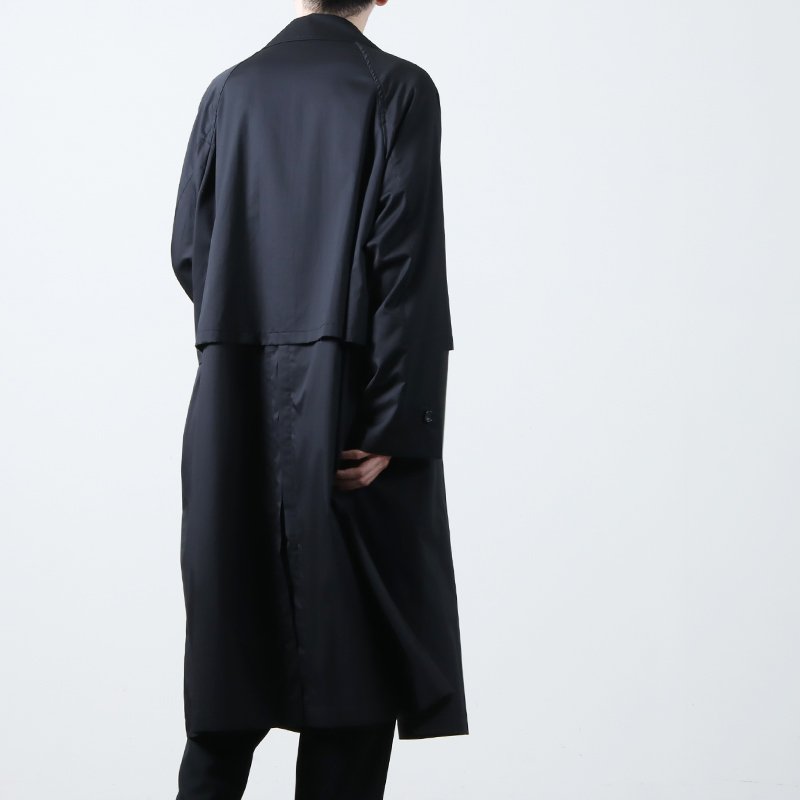 Graphpaper (グラフペーパー) Silicon Poplin Cape Trench Coat