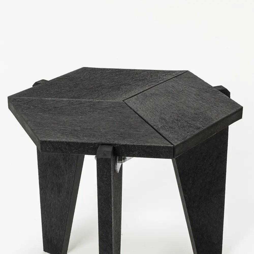RECYCLED PLASTIC HEX SIDE TABLE - Kanaete(カナエテ) - アイデアを
