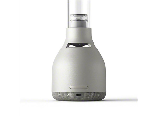 ソニー、有機ガラス管から音が広がるBluetoothスピーカー「LSPX-S3