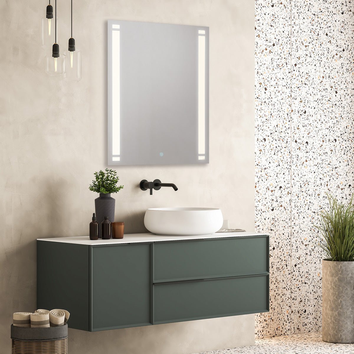 前面光600×900 LED一体型ミラーライト｜ミラーライト｜おしゃれな