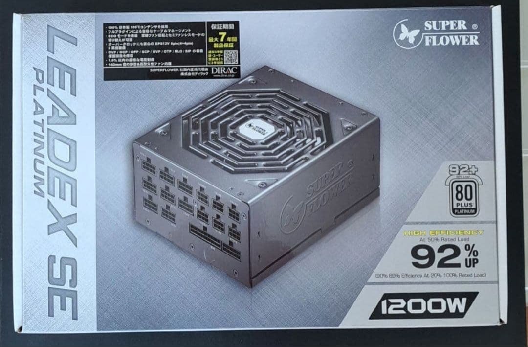 その他 SUPER FLOWER LEADEX PLATINUM SE 1200W Amazon | SUPERFLOWER フルモジュラー 80PLUS PLATINUM認証 ハイエンド