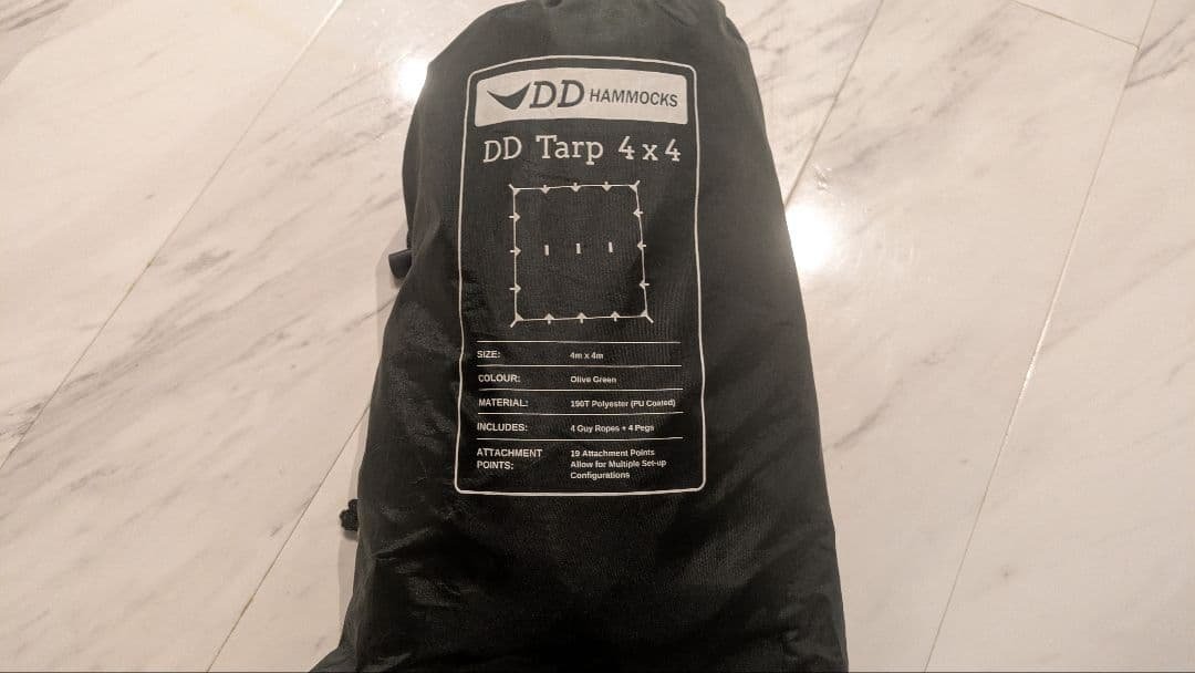 DD Tarp 4x4 オリーブグリーン DD Hammocks DDタープ 4x4 DD Tarp 4x4 オリーブグリーン コヨーテ