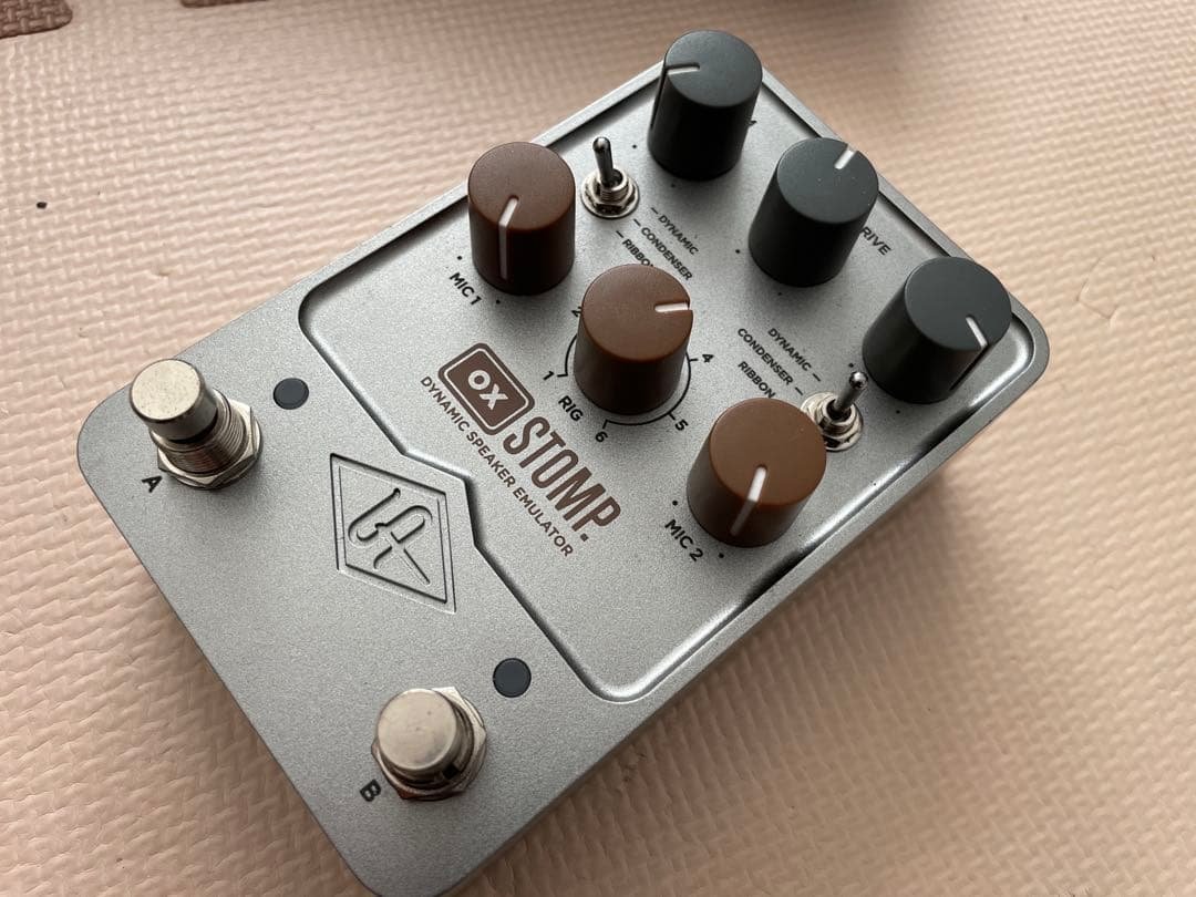 ギター UAFX OX Stomp Dynamic Speaker Emulator 動画：ペダル型キャビネット・エミュレーターの決定版！ Universal