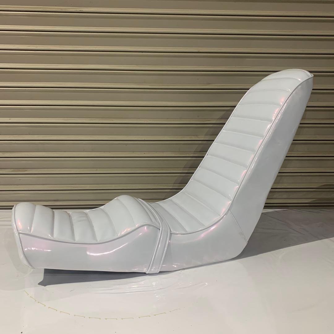 ＧＳ４００　三段シート　パールホワイト　破れ無し GS400 三段シート パールホワイト 破れ無し - メルカリ