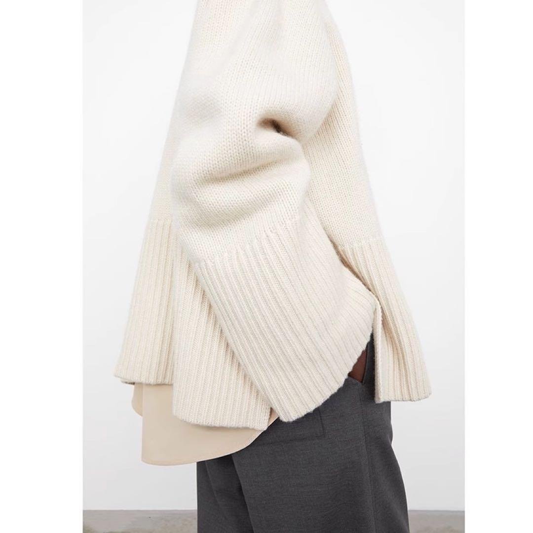 TOTEME カシミヤ混 タートルニット オーバーサイズ 新品 タグ付 - メルカリ