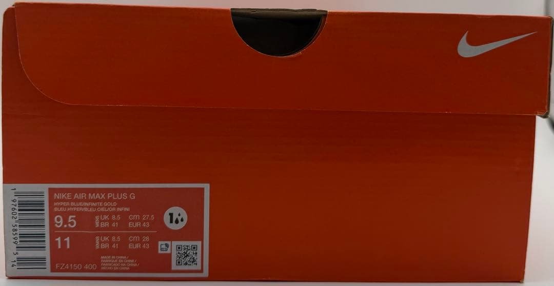 ナイキ AIR MAX PLUS G エアマックスプラス ゴルフ 27.5cm