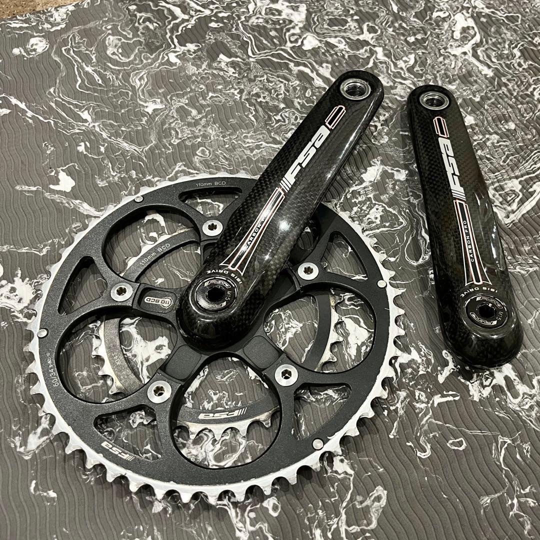 FSA Carbon Pro クランクセット 170mm 50/34T ISIS FSA Carbon Pro クランクセット 170mm 50/34T ISIS - メルカリ