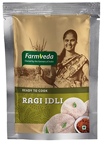 Ragi Idli Mix 250g | Pack of 2 | Ready to Eat |Instant Ragi Idly Mix | Natural and Healthy Food from Farmveda.