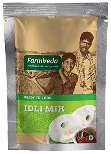 Farmveda Idli Mix 250g (Pack of 2) | Healthy & Tasty | Ready to Eat |Ildy Mix Batter | Authentic Taste & Goodness. Ready in Just A Few Minutes.